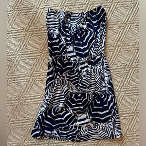 Lilly Pulitzer strapless dress